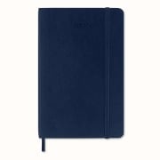 Moleskine 12 Monate Tageskalender 2025, Pocket/A6, 1 Tag = 1 Seite, Weicher Einband, Saphir - 