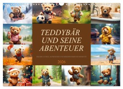 Cover-Bild zum Titel 'Teddybär und seine Abenteuer (Wandkalender 2026 DIN A3 quer), CALVENDO Monatskalender' von 'Dirk Meutzner'