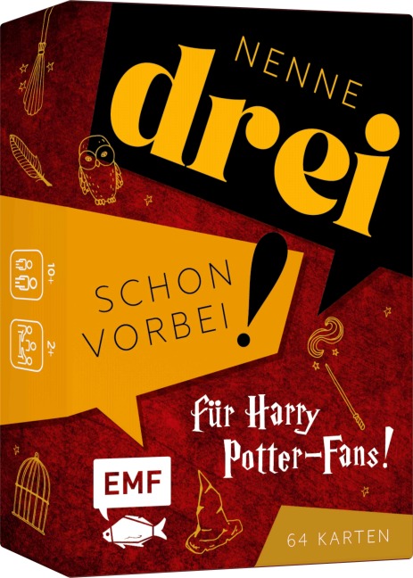 Kartenspiel: Nenne drei - schon vorbei! ... für Harry Potter-Fans! - 