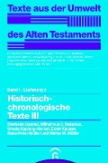 Cover-Bild zum Titel 'Historisch-chronologische Texte III' von 'Diethelm Conrad, Wilhelmus C. Delsman, Ursula Kaplony-Heckel, Walter W. Müller'