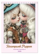 Cover-Bild zum Titel 'Steampunk Puppen - Zauberhafte Puppenfiguren (Tischkalender 2026 DIN A5 hoch), CALVENDO Monatskalender' von 'Liselotte Brunner-Klaus'