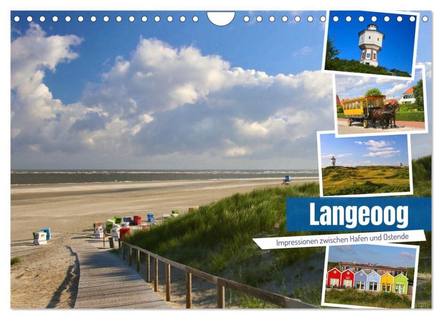 Langeoog 2026. Impressionen zwischen Hafen und Ostende (Wandkalender 2026 DIN A4 quer), CALVENDO Monatskalender - Steffani Lehmann