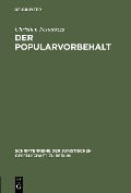 Cover-Bild zum Titel 'Der Popularvorbehalt' von 'Christian Pestalozza'