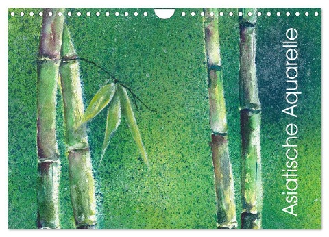 Asiatische Aquarelle (Wandkalender 2024 DIN A4 quer), CALVENDO Monatskalender - Jitka Krause