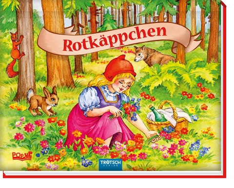 Trötsch Märchenbuch Pop-up-Buch Rotkäppchen - 