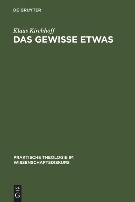 Das gewisse Etwas - Klaus Kirchhoff