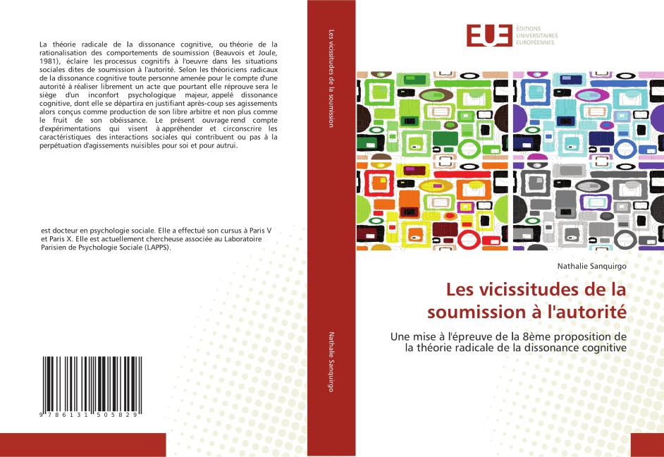 Les vicissitudes de la soumission à l'autorité - Nathalie Sanquirgo