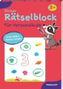 Dicker Rätselblock für Vorschulkids. Erste Zahlen, Farben, Formen - 