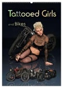 Cover-Bild zum Titel 'Tattooed Girls and Bikes (Wandkalender 2026 DIN A2 hoch), CALVENDO Monatskalender' von 'Herbert Reinecke'