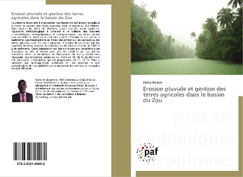 Erosion pluviale et gestion des terres agricoles dans le bassin du Zou - Darius Bossou