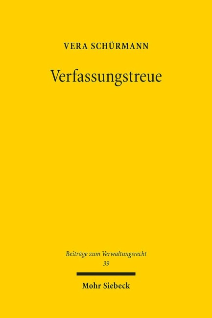 Verfassungstreue - Vera Schürmann