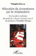Cover-Bild zum Titel 'Allocution de circonstance par le récipiendaire' von 'Obenga'