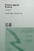 Cover-Bild zum Titel 'Finance Against Poverty: Volume 2' von 'David Hulme, Paul Mosley'