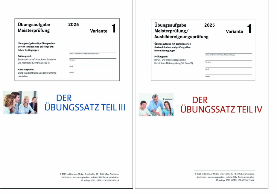 Das Übungspaket Teile III + IV - Variante 1 - Lothar Semper, Bernhard Gress