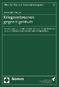 Cover-Bild zum Titel 'Kriegsverbrechen gegen Eigentum' von 'Yvonne Mitri-Plingen'