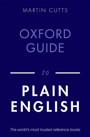 Oxford Guide to Plain English - Martin Cutts