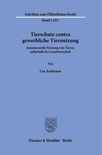 Tierschutz contra gewerbliche Tiernutzung - Lea Andresen