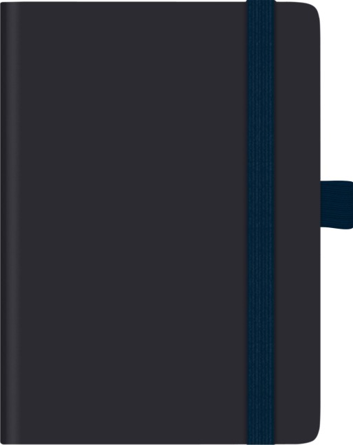 BRUNNEN 1073266326 | Taschenkalender Kompagnon Mod. 732 66 2026 | A6, Kunststoff, dunkelblau - 