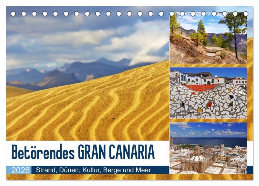 Betörendes Gran Canaria (Tischkalender 2026 DIN A5 quer), CALVENDO Monatskalender - Lucy M. Laube