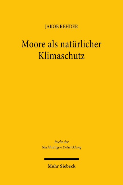 Moore als natürlicher Klimaschutz - Jakob Rehder