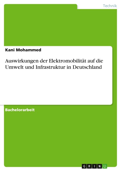 Auswirkungen der Elektromobilität auf die Umwelt und Infrastruktur in Deutschland - Kani Mohammed