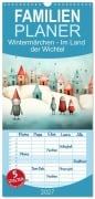 Cover-Bild zum Titel 'Familienplaner 2027 - Wintermärchen - Im Land der Wichtel mit 5 Spalten (Wandkalender, 21 x 45 cm) CALVENDO' von 'Erich Krätschmer'
