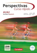 Cover-Bild zum Titel 'Perspectivas - Curso rápido A1/A2. Kurs- und Übungsbuch mit Vokabeltaschenbuch und Lösungsheft' von 'Gloria Bürsgens, Araceli Vicente Álvarez'