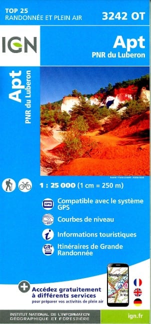 Apt PNR d.Luberon 1:25 000 - 