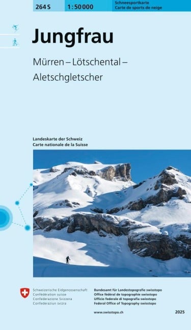264S Jungfrau Schneesportkarte - 