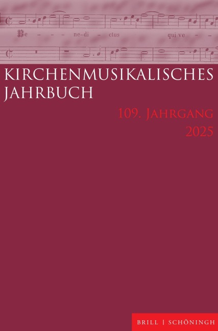 Kirchenmusikalisches Jahrbuch 109. Jahrgang 2025 - 
