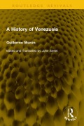 Cover-Bild zum Titel 'A History of Venezuela' von 'Guillermo Morón'