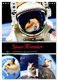 Space Hamster - Mit KI Hamster Astronauten im Weltall (Wandkalender 2025 DIN A4 hoch), CALVENDO Monatskalender - Fred Schimak