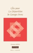 Cover-Bild zum Titel 'Clés pour La Disparition de Georges Perec' von 'Hermes Salceda'