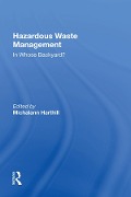 Cover-Bild zum Titel 'Hazardous Waste Management' von 'Michalann Harthill'