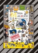 Cover-Bild zum Titel 'MEGA MALBUCH - CRIMINAL INVESTIGATION - DETEKTIVE - POLIZISTEN - GANGSTER - GANOVEN - STREIFENWAGEN - HÄUSER - HUNDE - MAFIA - UNDERDOGS' von 'Gabriele André, Wolfgang André'