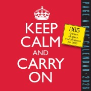 Cover-Bild zum Titel 'Keep Calm and Carry On Page-A-Day® Calendar 2026' von ''