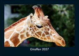 Cover-Bild zum Titel 'Giraffen 2027 Fotokalender DIN A5' von 'Tobias Schmitt, Kevin Heber'