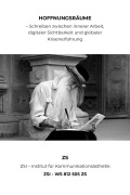 Cover-Bild zum Titel '"Hoffnungsräume - Schreiben zwischen innerer Arbeit, digitaler Sichtbarkeit und globaler Krisenerfahrung" - ZSI - WS 812 505 ZS' von 'Zs Zsi'
