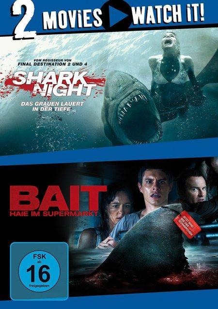 Shark Night & Bait - Haie im Supermarkt - Will Hayes, Jesse Studenberg, Shayne Armstrong, Duncan Kennedy, John Kim