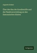 Cover-Bild zum Titel 'Über den Bau der Korallenriffe und die Planktonverteilung an den Samoanischen Küsten' von 'Augustin Krämer'