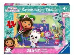 Cover-Bild zum Titel 'Ravensburger Kinderpuzzle 03180 - Gabbys Tanzparty - Bodenpuzzle mit 60 großen Puzzleteilen, für kleine Gabby-Fans ab 4 Jahren' von ''