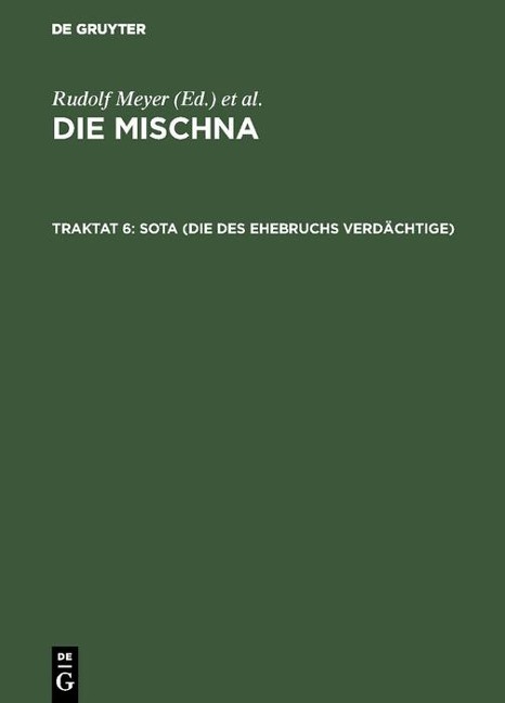 Sota (Die des Ehebruchs Verdächtige) - 