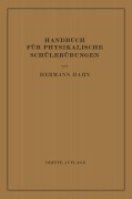 Handbuch für Physikalische Schülerübungen - Hermann Hahn
