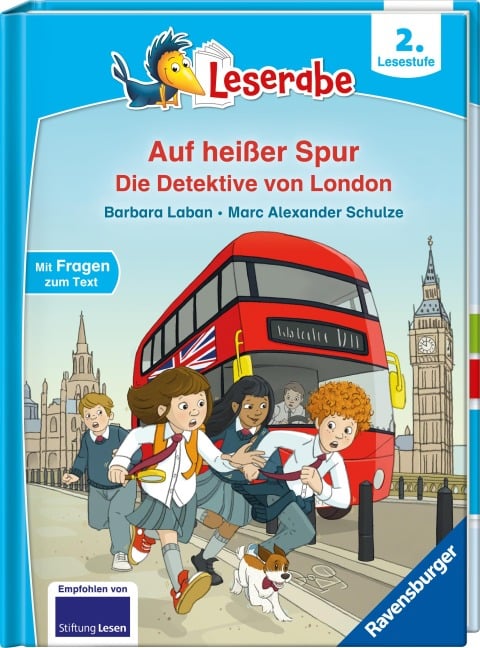 Leserabe 2. Lesestufe - Auf heißer Spur - Die Detektive von London - Barbara Laban