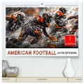 American Football - coole Momente (hochwertiger Premium Wandkalender 2025 DIN A2 quer), Kunstdruck in Hochglanz - Peter Roder