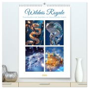Wildnis Royale (hochwertiger Premium Wandkalender 2026 DIN A2 hoch), Kunstdruck in Hochglanz - Kerstin Waurick