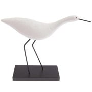 Deko Aufsteller Strandläufer, Weiß, Polyresin, 22 x 5,5 x 19,5cm - 