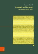 Cover-Bild zum Titel 'Typografie als Übersetzen' von 'Andreas Dittrich'