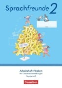 Cover-Bild zum Titel 'Sprachfreunde 2. Schuljahr - Ausgabe 2022 - Östliche Bundesländer und Berlin - Arbeitsheft Fördern in Grundschrift mit Lernstandserhebungen' von ''