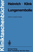 Cover-Bild zum Titel 'Lungenembolie' von 'F. Heinrich, K. Klink'
